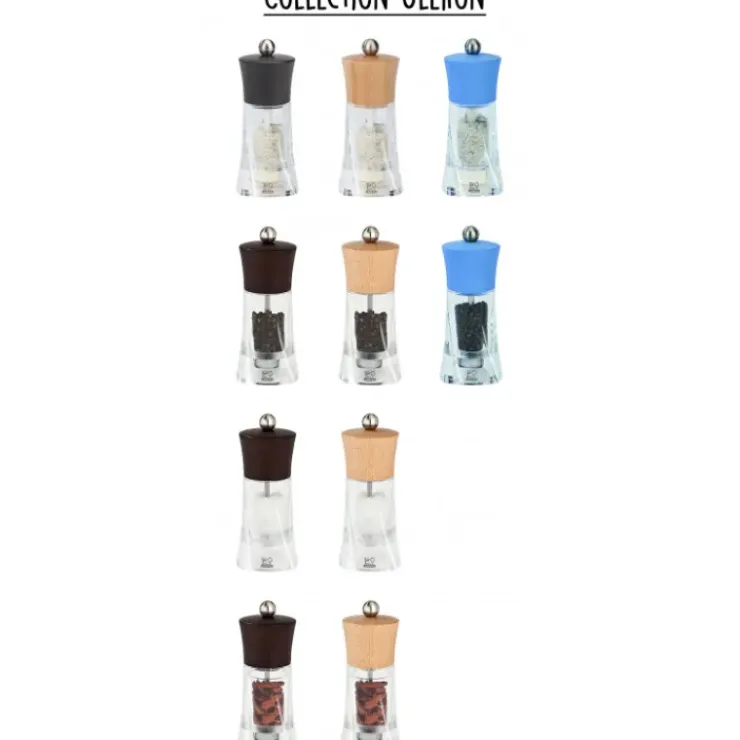 Discount PEUGEOT Moulin à Piment Oléron 14 cm Transparent-Chocolat