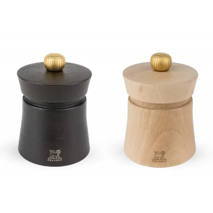 New PEUGEOT Moulin à Sel Baya 8 cm Bois Naturel