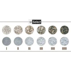 New PEUGEOT Moulin à Sel Daman U'Select 16 cm Transparent-Inox