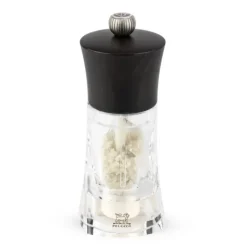 Hot PEUGEOT Moulin à Sel Humide Oléron 14 cm Transparent-Chocolat