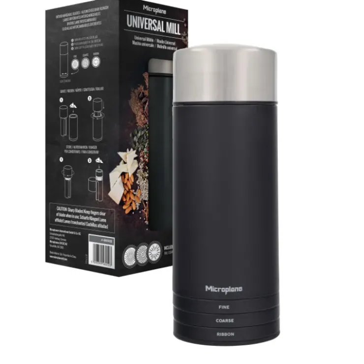 New MICROPLANE Moulin Universel Specialty Noir