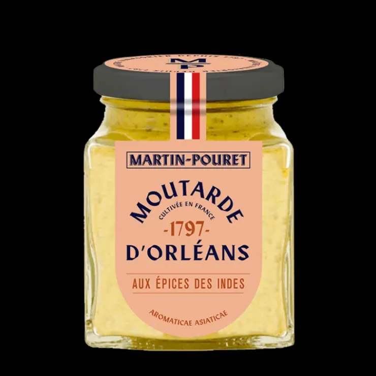 Online MARTIN POURET Moutarde d'Orléans aux Epices des Indes 95g