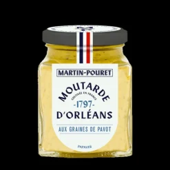Best MARTIN POURET Moutarde d'Orléans aux Graines de Pavot 95g