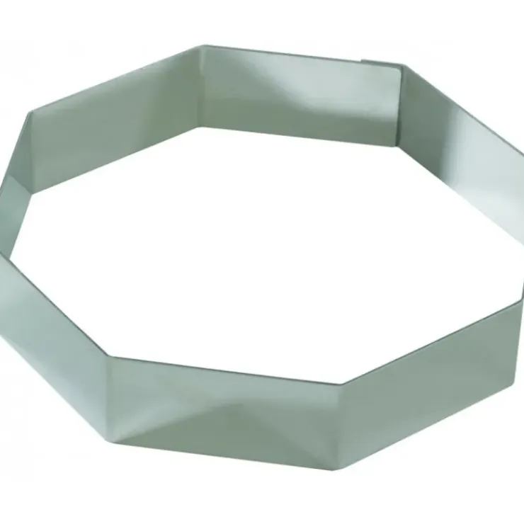 MALLARD FERRIERE Octogone à Mousse Inox 18 cm x H 4,5 cm Mallard