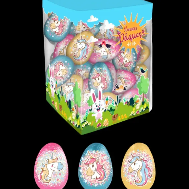 Clearance ABTEY Oeufs Licorne Chocolat Lait 12,5g x50