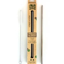 Best LEBRUN Paille en Inox Droite 21,5cm x4