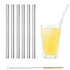New CUISINEADDICT Paille Réutilisable en Verre 23cm droite x6 HALM