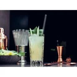 New CUISINEADDICT Paille Réutilisable en Verre 23cm droite x6 HALM