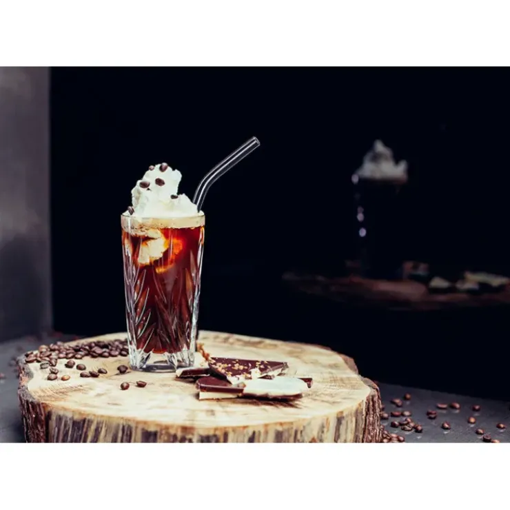 Clearance CUISINEADDICT Paille Réutilisable en Verre 23cm courbée x6 HALM