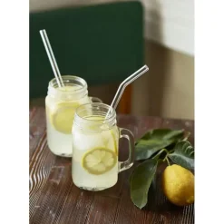 Clearance CUISINEADDICT Paille Réutilisable en Verre 23cm courbée x6 HALM