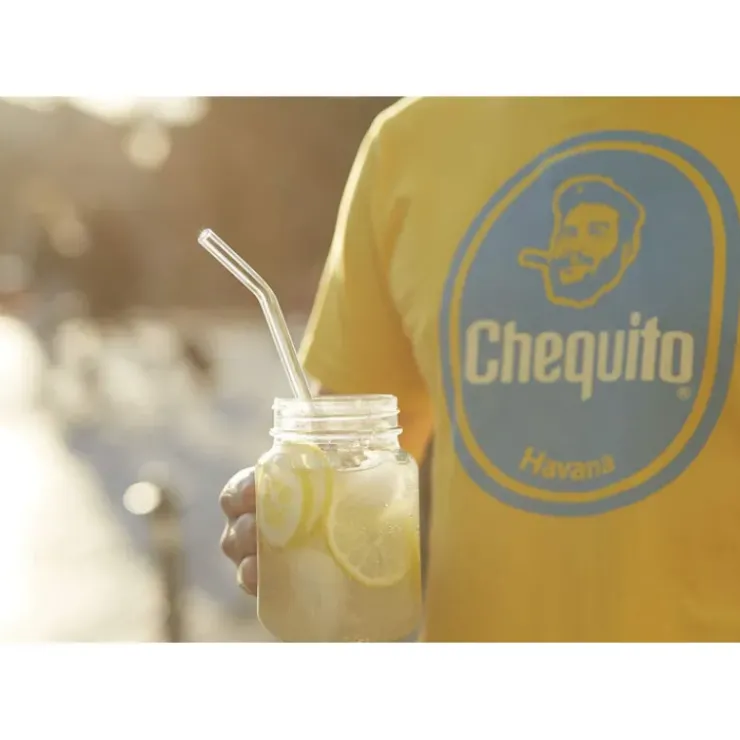 Clearance CUISINEADDICT Paille Réutilisable en Verre 23cm courbée x6 HALM