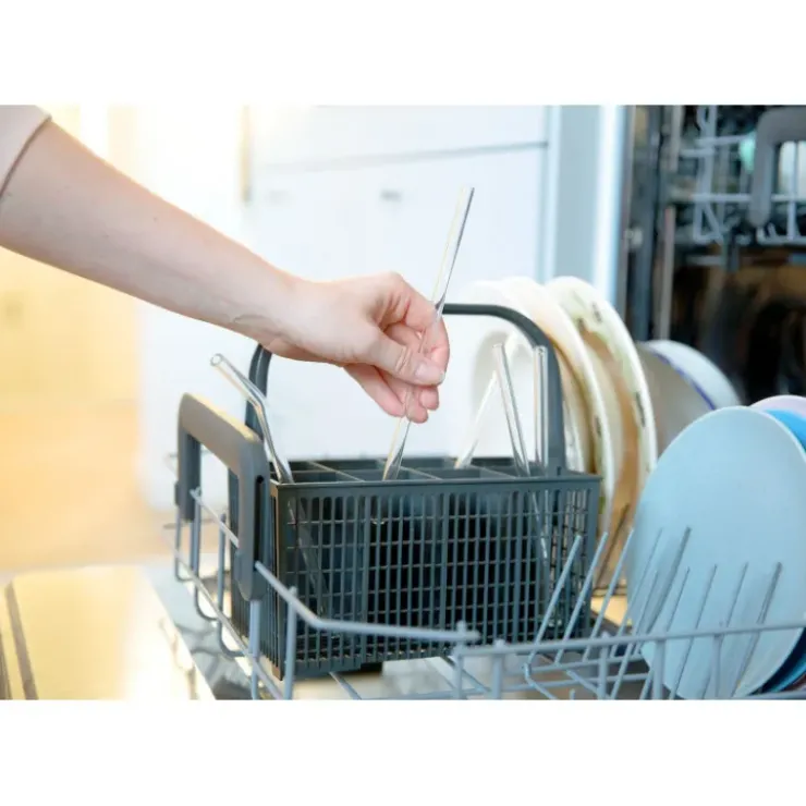 Clearance CUISINEADDICT Paille Réutilisable en Verre 23cm courbée x6 HALM