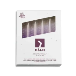 Best CUISINEADDICT Paille Réutilisable en Verre 15cm droite x4 HALM