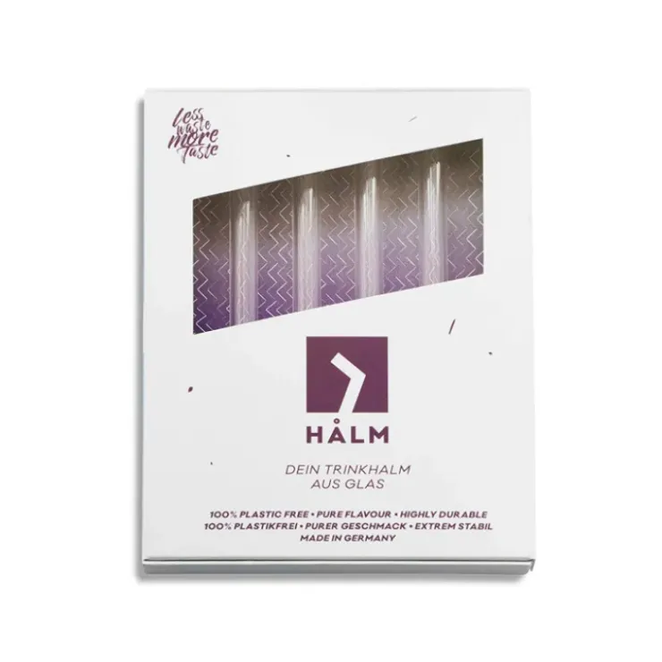 Best CUISINEADDICT Paille Réutilisable en Verre 15cm droite x4 HALM