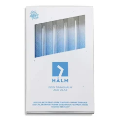 CUISINEADDICT Paille Réutilisable en Verre 20cm droite x4 HALM