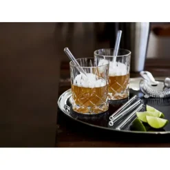 Sale CUISINEADDICT Paille Réutilisable en Verre 15cm droite x6 HALM