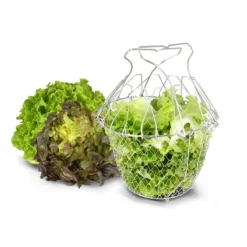 Clearance La Bonne Graine Panier à Salade Pliant Inox 22,5 cm