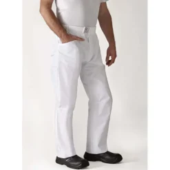 Best ROBUR Pantalon de Cuisine Mixte Blanc ARENAL T.5
