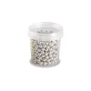New PAVONI Perles en Sucre Argent Métallisé Ø 6 mm 120 g
