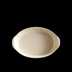 Clearance EMILE HENRY Petit Plat à Four Ovale en Céramique 27,5 x 17,5 cm Argile