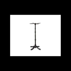 Outlet LYROSE Pied de Mange-Debout en Fonte Epoxy Noire Retro