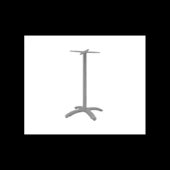 Hot LYROSE Pied de Mange-Debout en Métal Gris Aluminium Athena