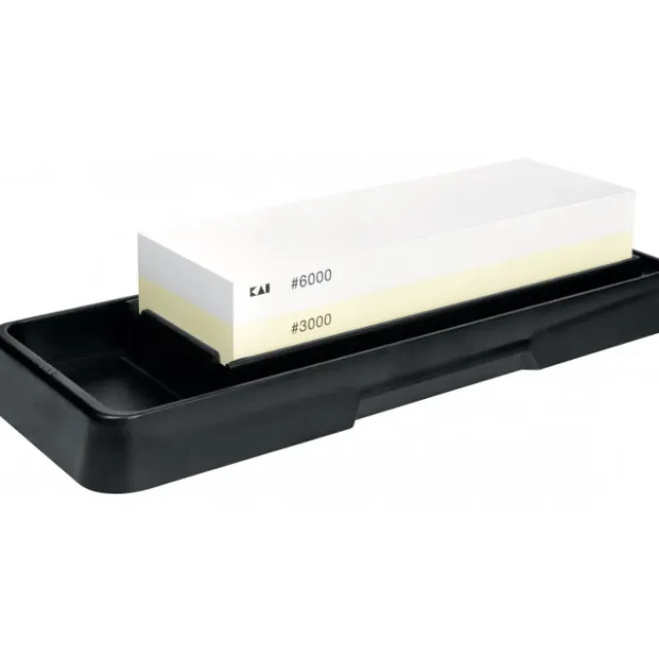 Outlet KAI Pierre à Aiguiser Double Face Grain 3000/6000 Kaï