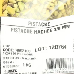 New FRUISEC Pistache hachée 3/8 mm 1kg