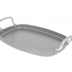 Clearance DE BUYER Plancha Lisse 38x26 cm 2 anses Mineral B