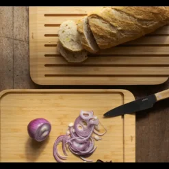 Best PEBBLY Planche à Découper 2-en-1 Réversible 34 x 23,5 cm