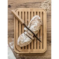 Outlet PEBBLY Planche à Pain en Bambou 36 x 26 cm
