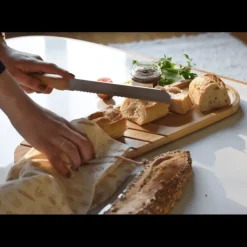 Discount PEBBLY Planche à Pain Longue en Bambou 50 x 15 cm