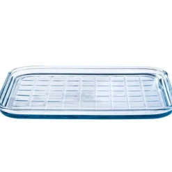 New PYREX Plaque de Cuisson en Verre Rectangulaire 32 x 26 cm Bake & Enjoy