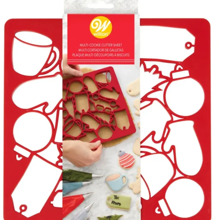Clearance WILTON Plaque Multi-découpoirs 14 Empreintes Noël