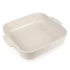 Outlet PEUGEOT Plat à Four Carré en Céramique Appolia 36 cm Ecru