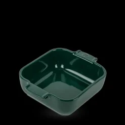 Best PEUGEOT Plat à Four Carré en Céramique Appolia 18 cm Vert Forêt