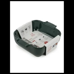 Best PEUGEOT Plat à Four Carré en Céramique Appolia 18 cm Vert Forêt