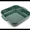 Best PEUGEOT Plat à Four Carré en Céramique Appolia 36 cm Vert Forêt