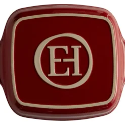 Hot EMILE HENRY Plat à Four Carré en Céramique 28 x 24 cm Grand Cru