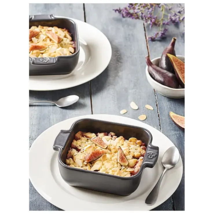 Online PEUGEOT Plat à Four Carré en Céramique Appolia 18 cm Ecru