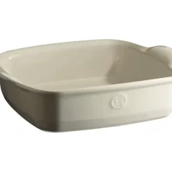 Outlet EMILE HENRY Plat à Four Carré en Céramique 28 x 24 cm Argile
