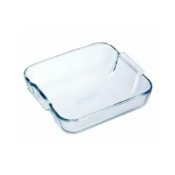 New PYREX Plat à Four en Verre Carré 25 x 21 cm 2 L Classic