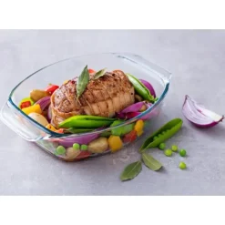 Discount PYREX Plat à Four en Verre Ovale 40 x 28 cm 4 L Irrésistible