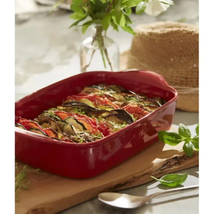 Discount EMILE HENRY Plat à Four Individuel en Céramique Argile 22 x 14,5 cm