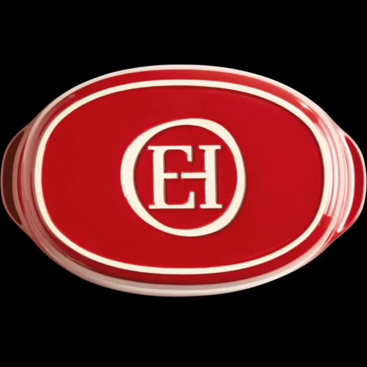 Sale EMILE HENRY Plat à Four Ovale en Céramique 36,5 x 22,5 cm Grand Cru