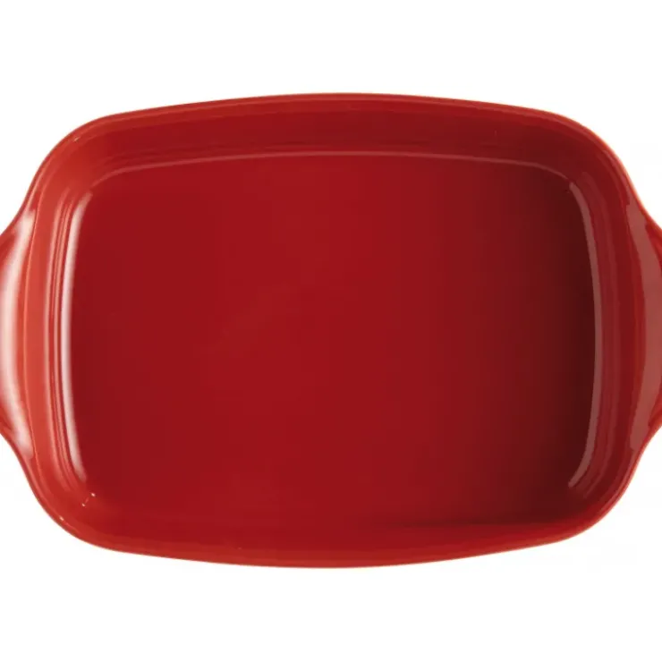 Outlet EMILE HENRY Plat à Four Rectangulaire en Céramique 42,5 x 28 cm Grand Cru