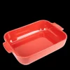 Clearance PEUGEOT Plat à Four Rectangulaire en Céramique Appolia 32 cm Rouge