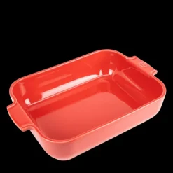 Clearance PEUGEOT Plat à Four Rectangulaire en Céramique Appolia 32 cm Rouge