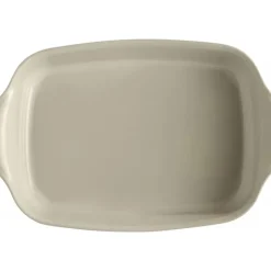 Best EMILE HENRY Plat à Four Rectangulaire en Céramique 42,5 x 28 cm Argile