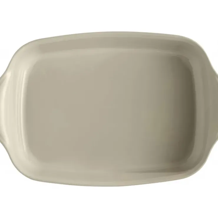 Best EMILE HENRY Plat à Four Rectangulaire en Céramique 42,5 x 28 cm Argile